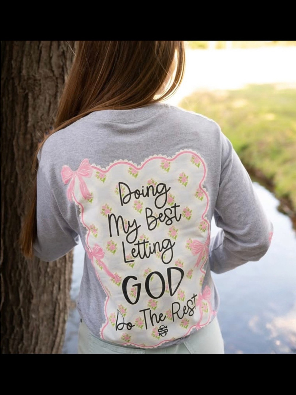 Simply Southern Doing My Best Letting God Do the Rest Tee Women’s XXL T-shirt 2X
